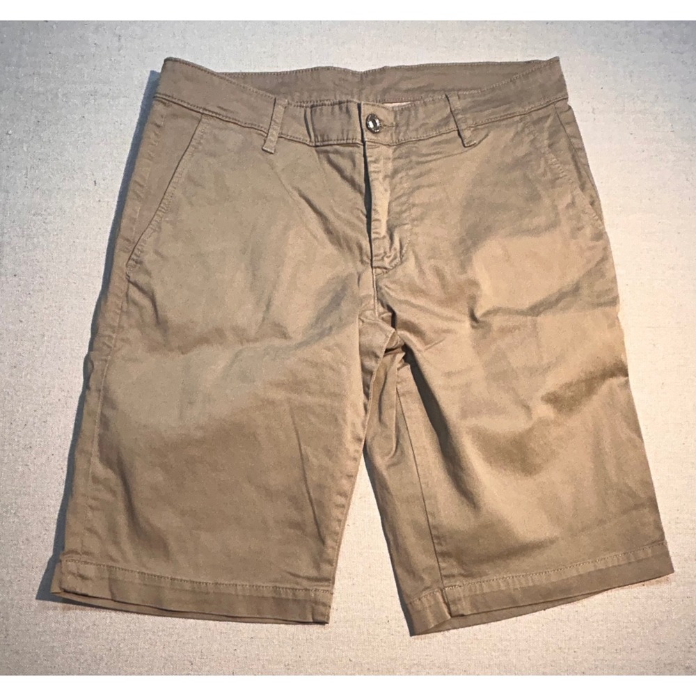 AG Adriano Goldschmied Mens 30R Khaki Chino Shorts Tan 5 Pocket